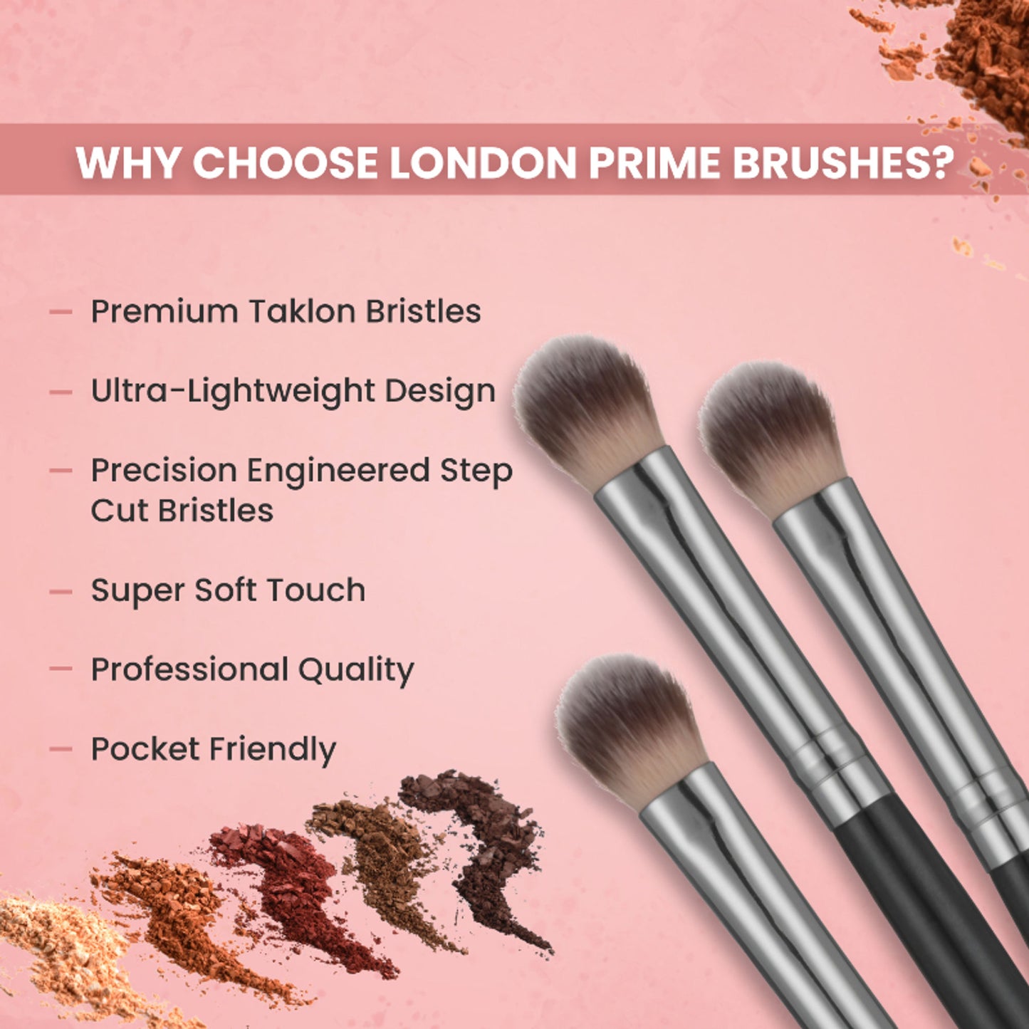 London Prime HD Blending Brush LP310 ( Formerly London Pride Cosmetics )