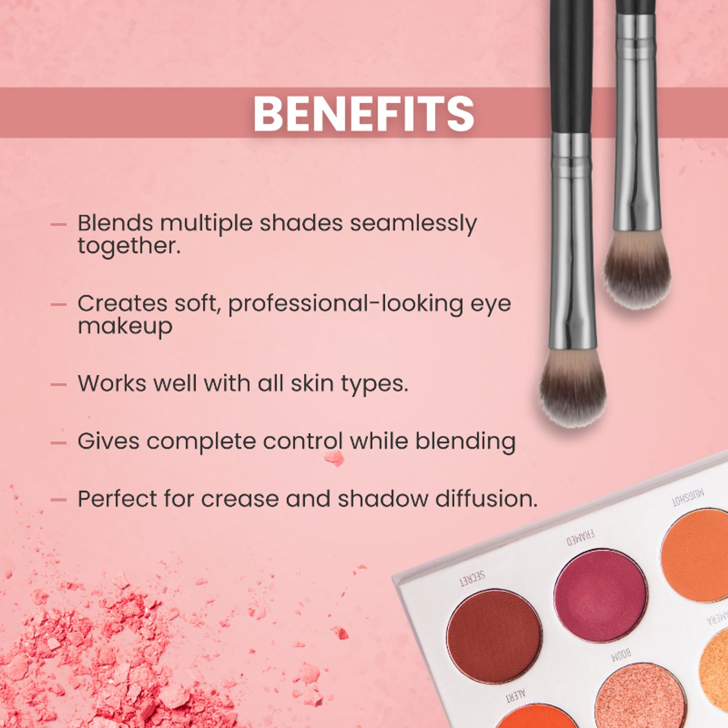 London Prime HD Blending Brush LP310 ( Formerly London Pride Cosmetics )