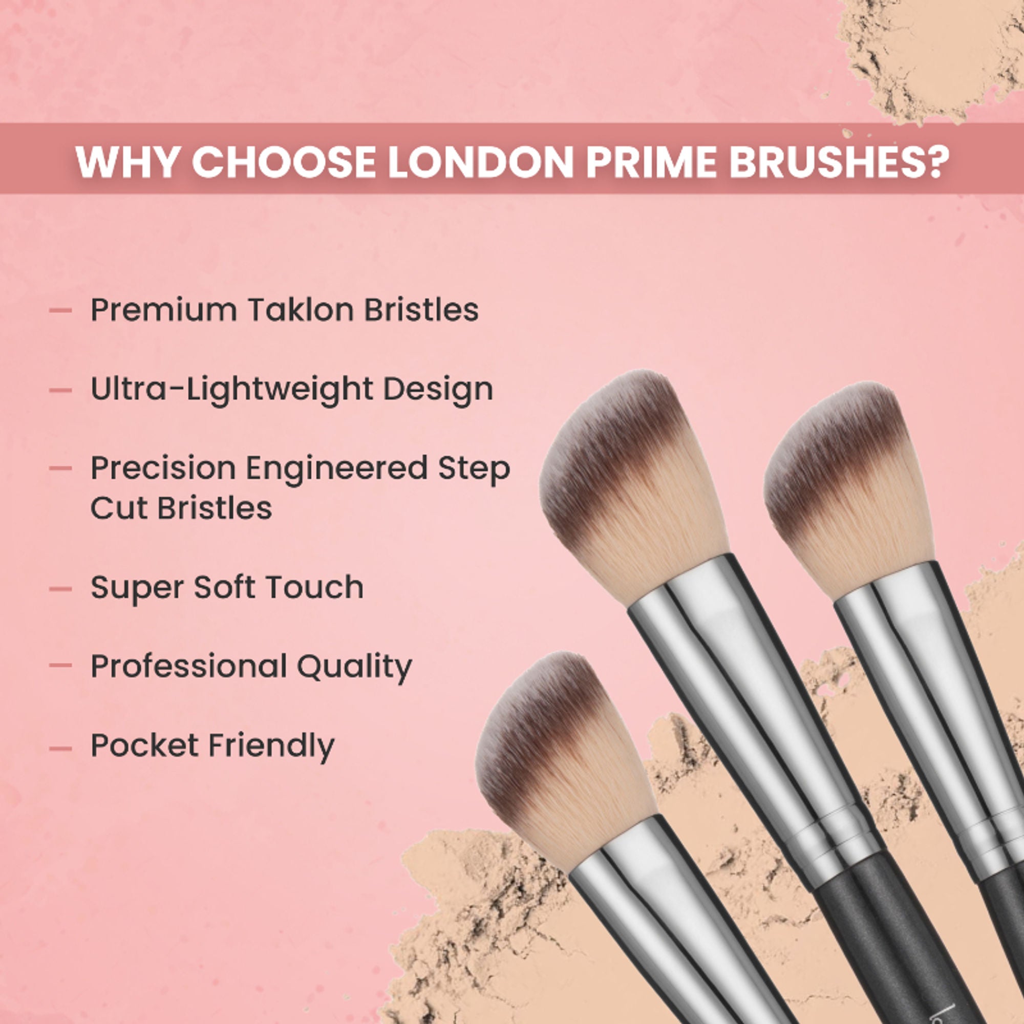 London Prime HD Contour Brush LP308 ( Formerly London Pride Cosmetics )
