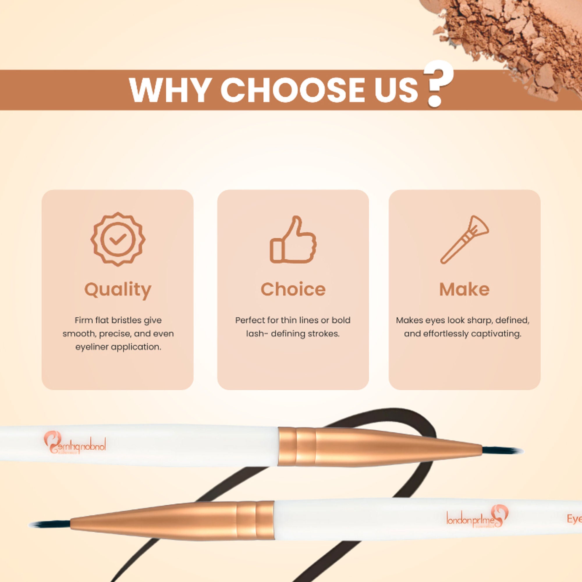 London Prime Gs Eyeliner Brush