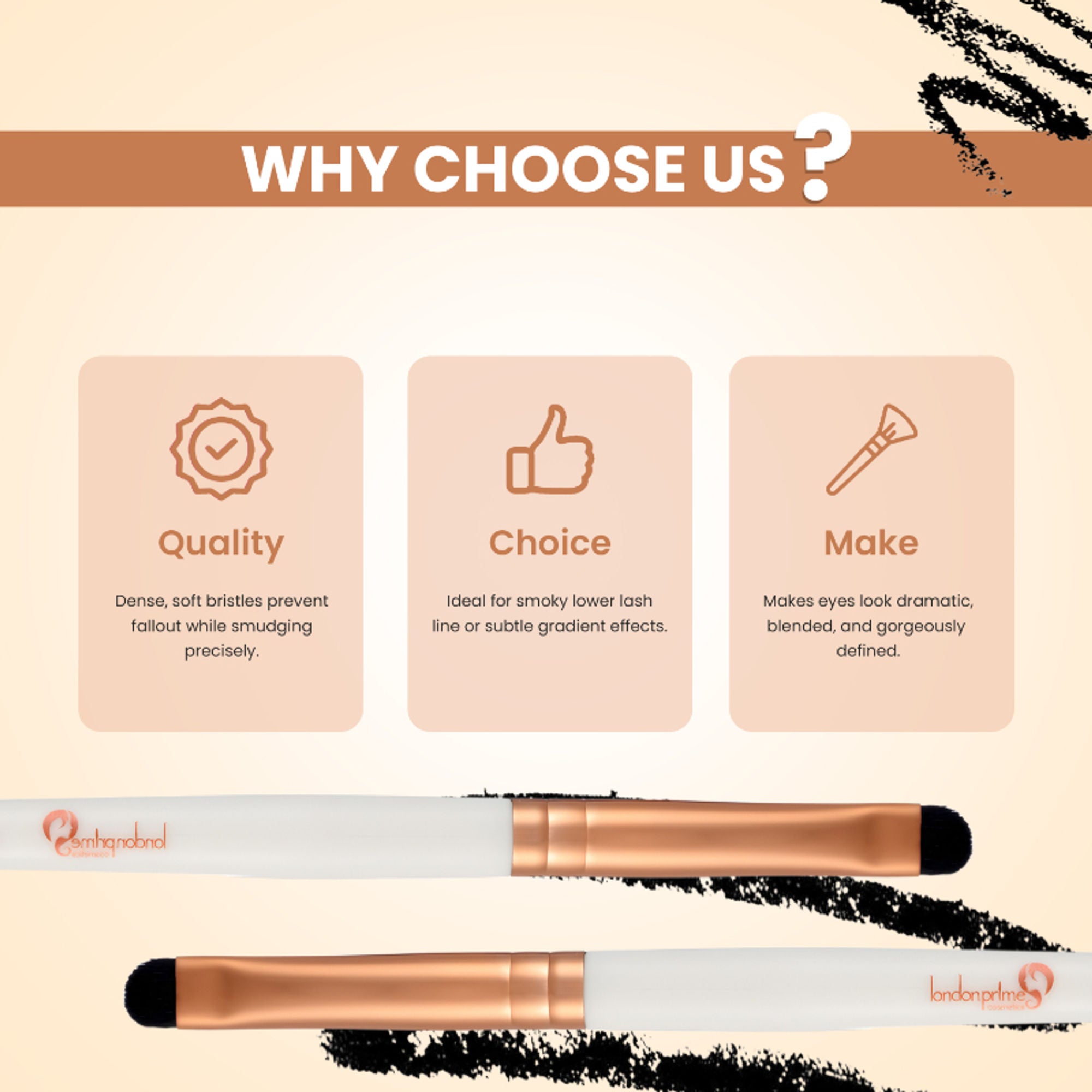 London Prime Gs Smudger Eyeshadow Brush