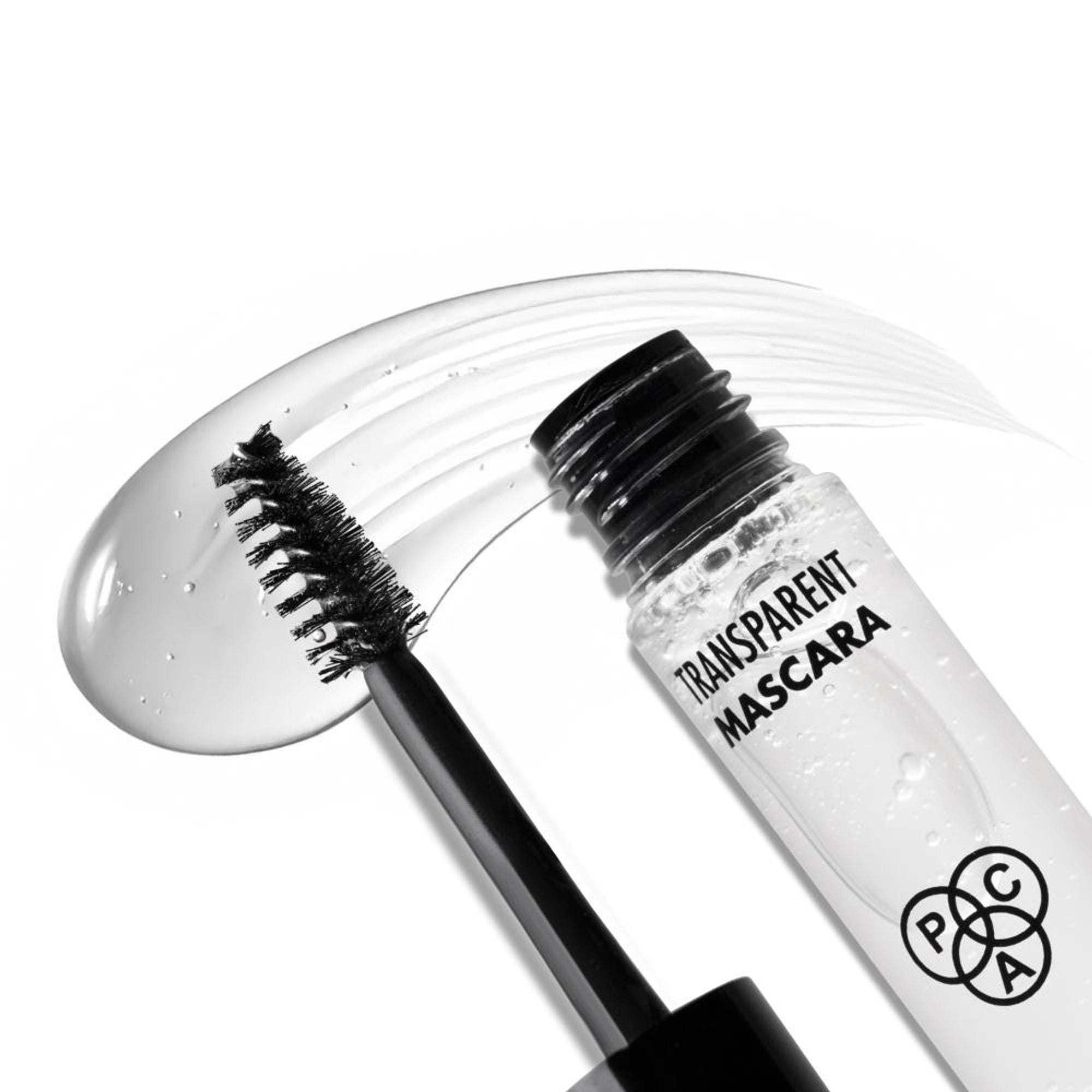 PAC Studio Transparent Mascara - Holds Lashes & Eyebrows All Day Long, Clump-Free & Clear Gel Mascara