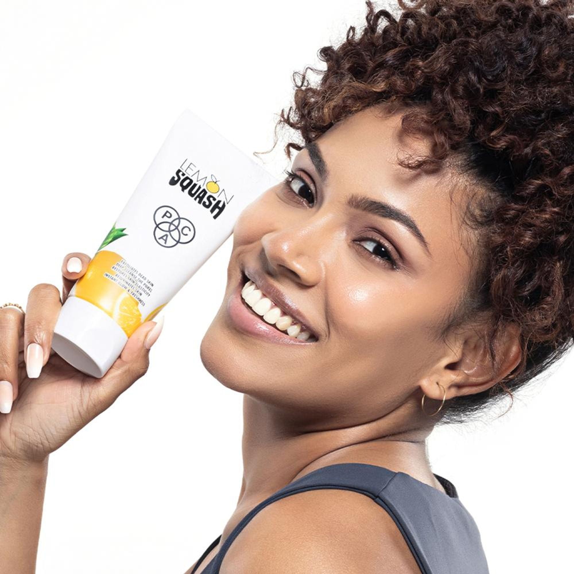 PAC Studio Lemon Squash Exfoliator - Gentle Lightweight Exfoliater, Unclogs Pores, Adds Instant Freshness