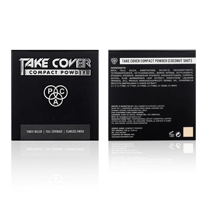 PAC Studio Take Cover Compact Powder - 03 coconut Shot - Distacart