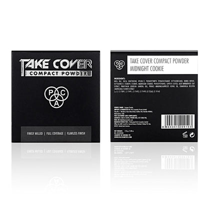 PAC Studio Take Cover Compact Powder - 07 midnight Cookie - Distacart