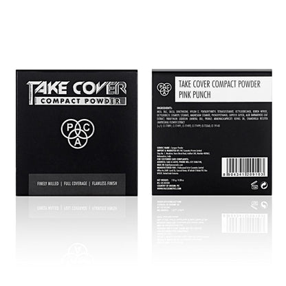 PAC Studio Take Cover Compact Powder - 10 pink Punch - Distacart