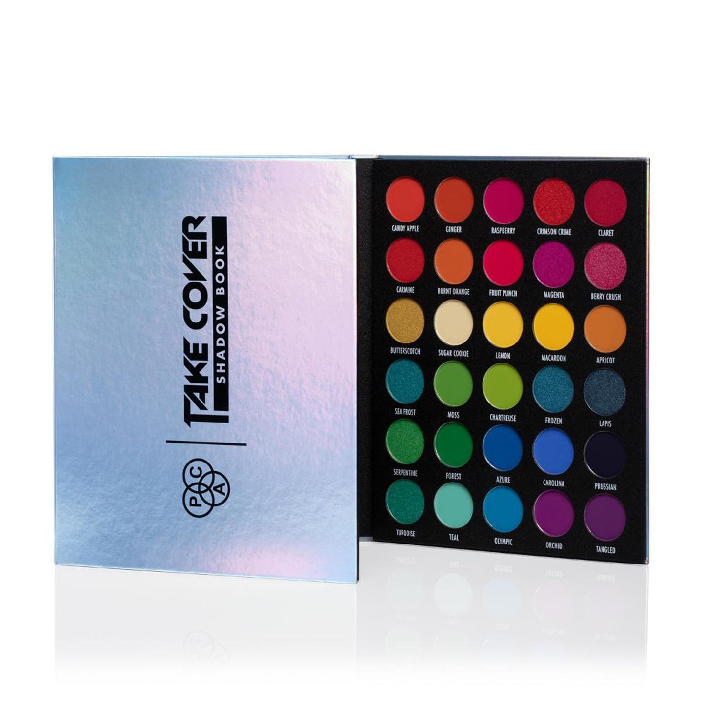 PAC Studio Take Cover Eyeshadow Book Palette - Versatile MUA Palette, Highly Pigmented Blends Effortlessly - Distacart