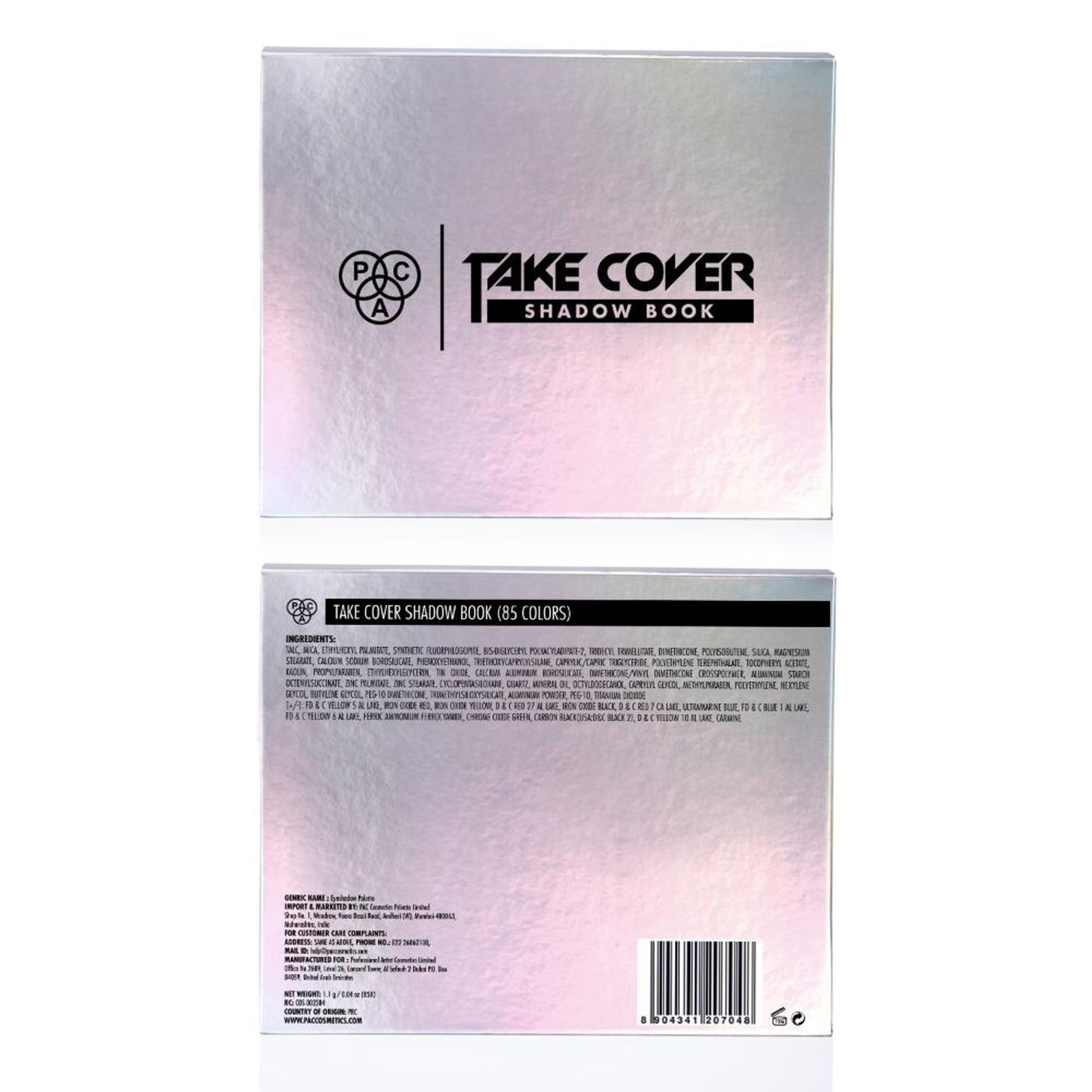 PAC Studio Take Cover Eyeshadow Book Palette - Versatile MUA Palette, Highly Pigmented Blends Effortlessly - Distacart