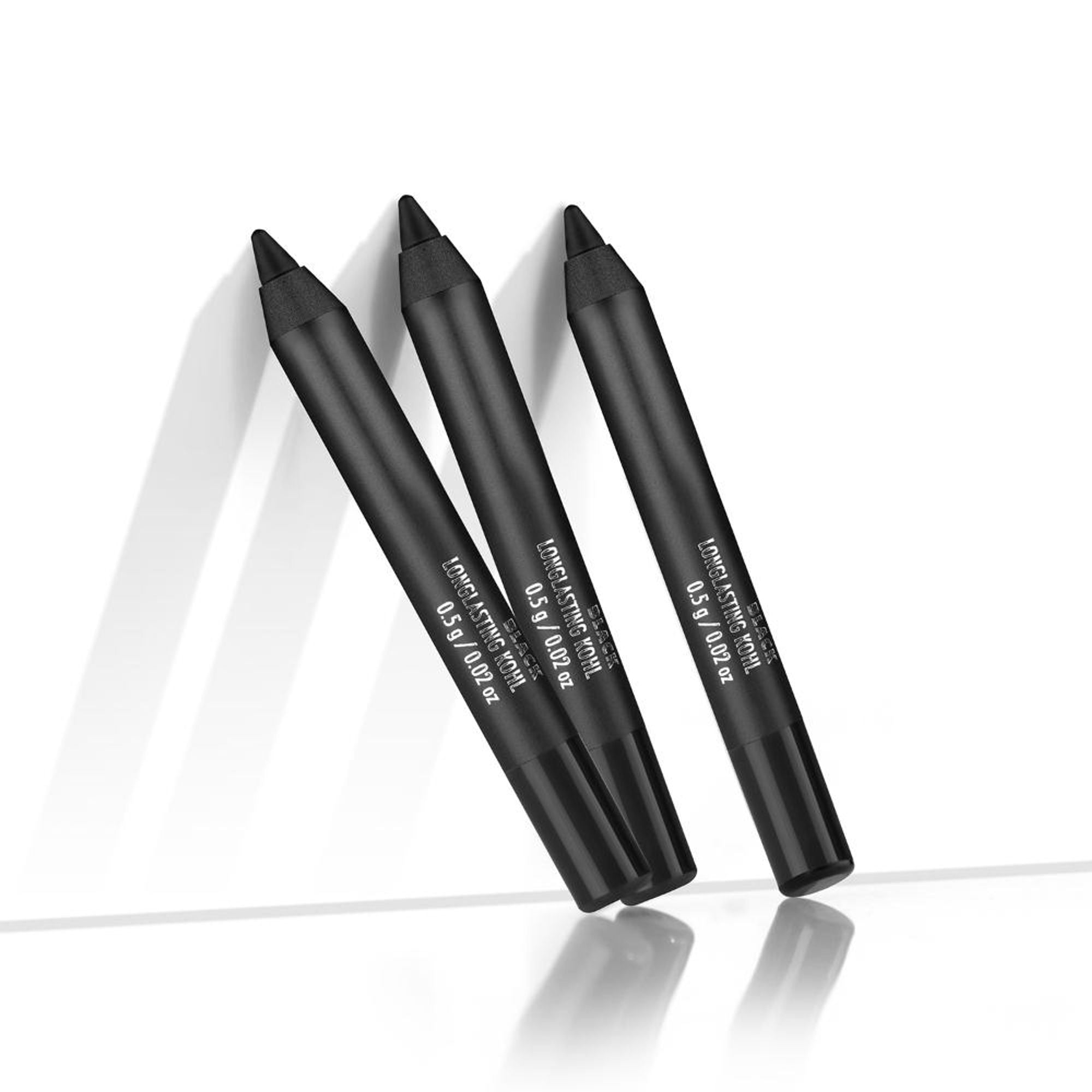 PAC Studio Longlasting Kohl Pencil Mini Black - Waterproof Intense Payoff, One Swipe Application