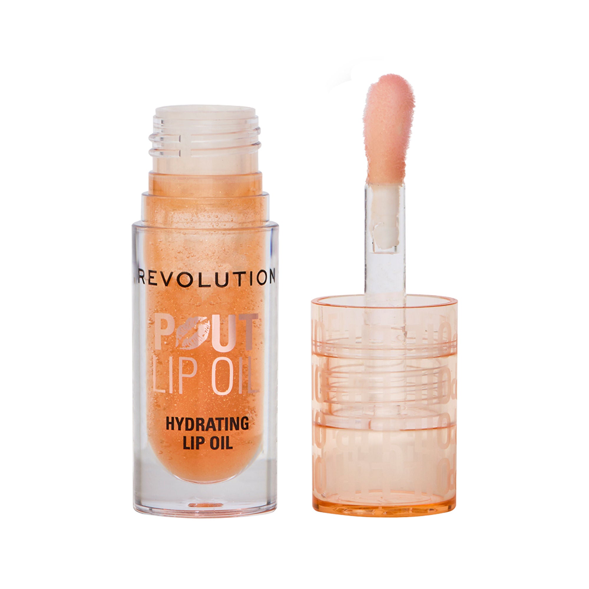 Makeup Revolution Pout Lip Oil - Honey Shimmer - Distacart