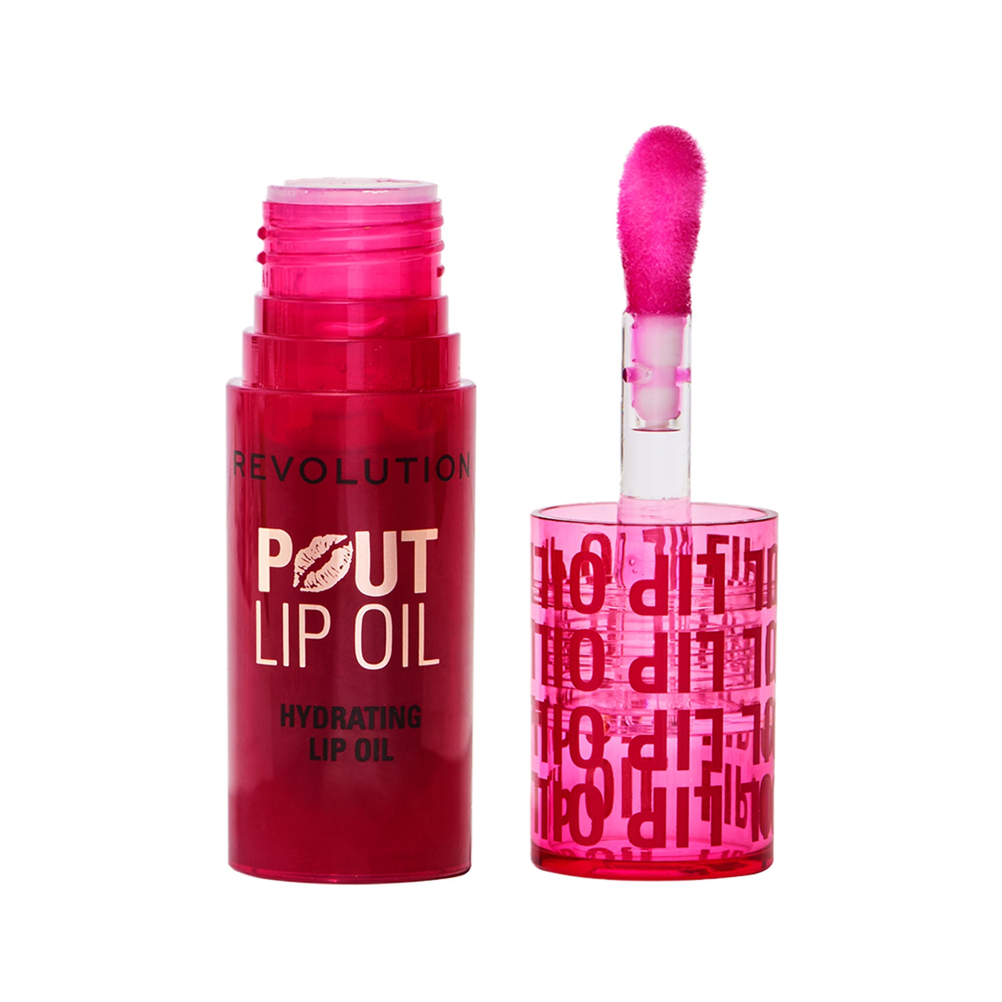Makeup Revolution Pout Lip Oil - Cherry Red - Distacart