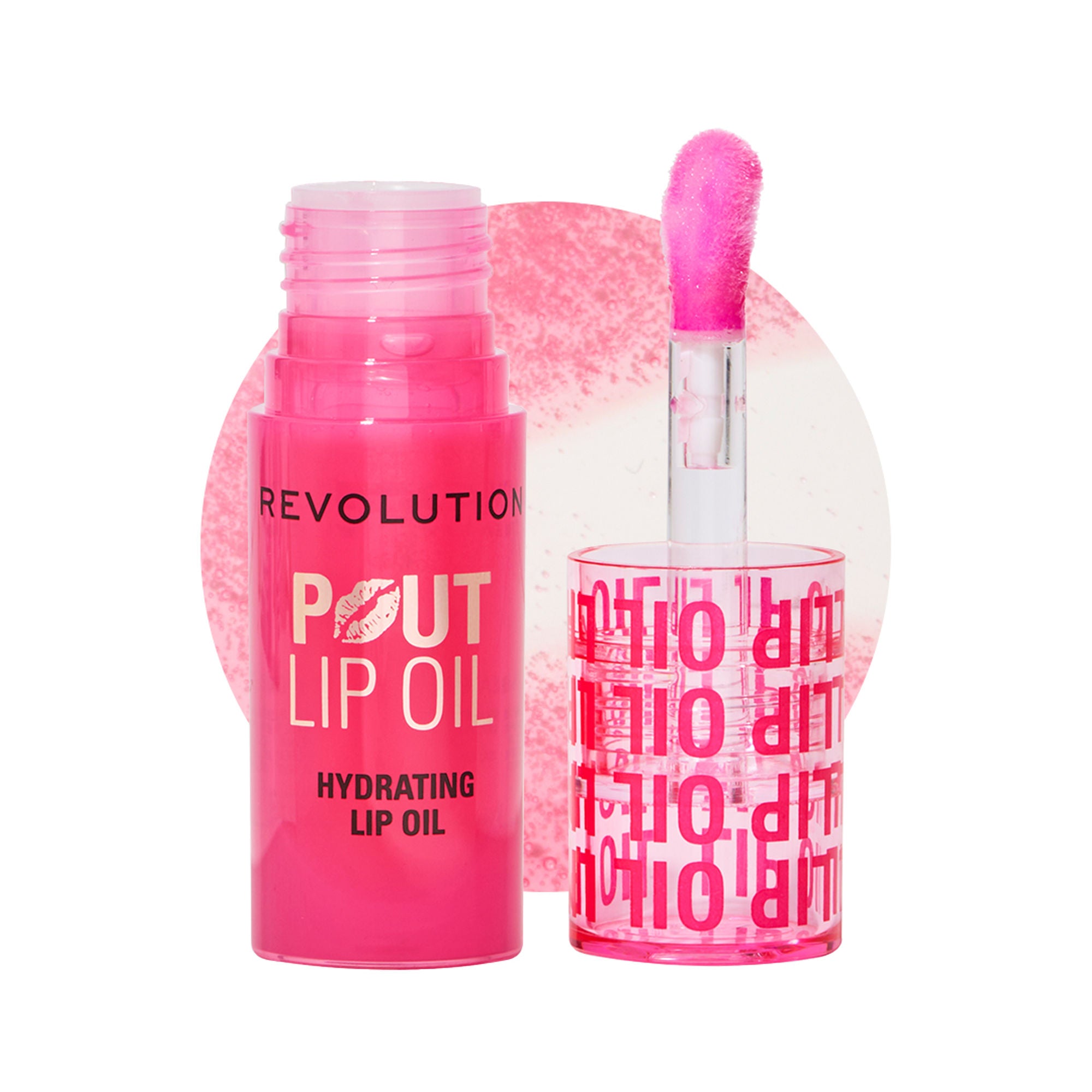 Makeup Revolution Pout Lip Oil - Watermelon Pink