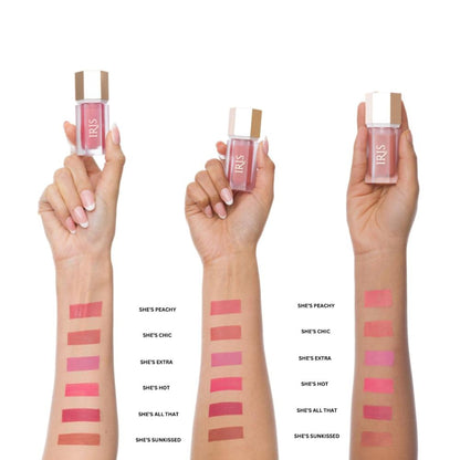 IRIS COSMETICS Oh! She Blushes Liquid Blush - Nude Pink - Distacart