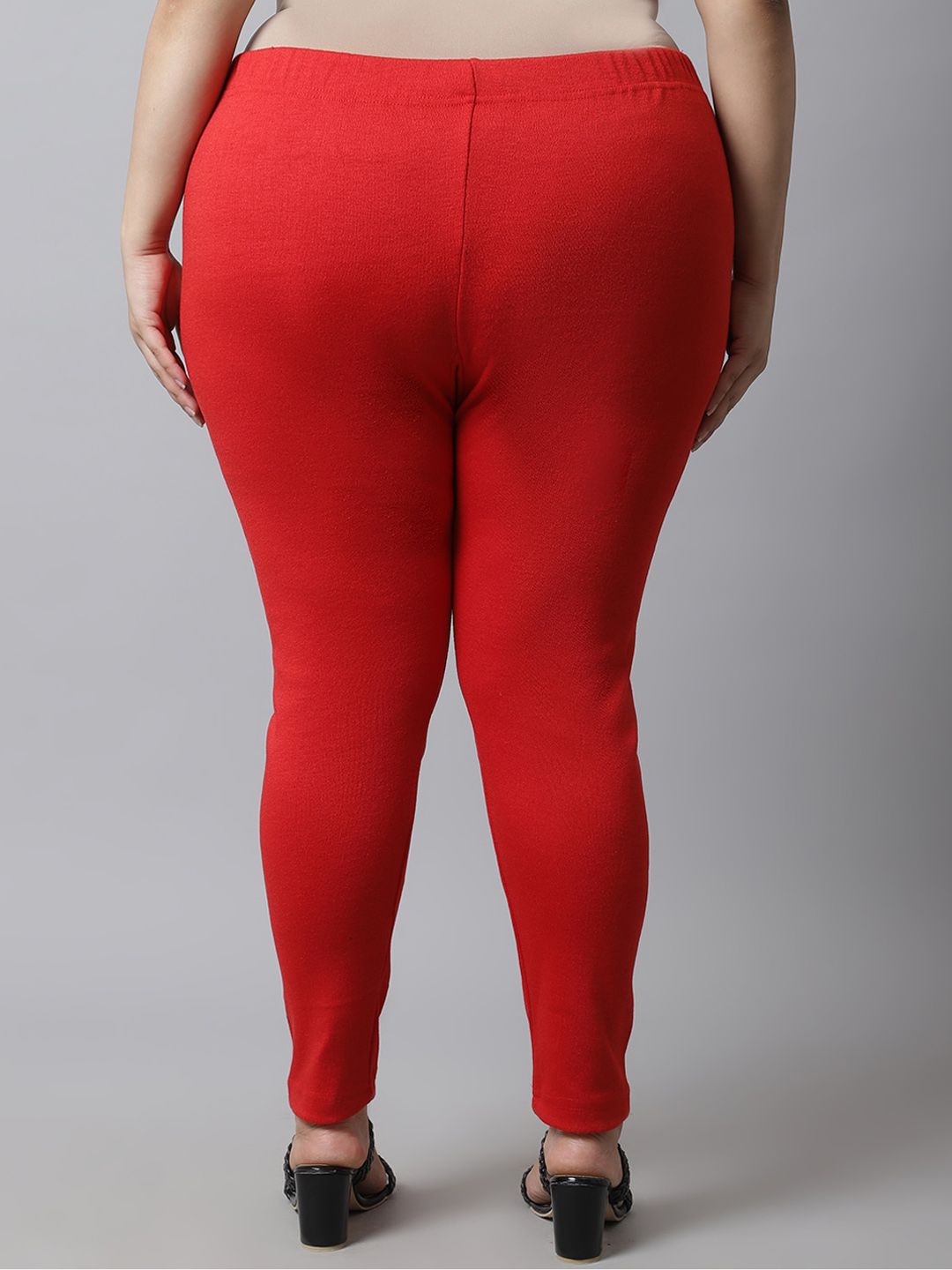 TAG 7 Women Plus Size Pack Of 2 Solid Ankle-Length Leggings - Distacart