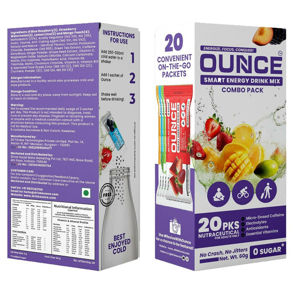 DrinkOunce Energy Drink Powder + Electrolyte Powder - Distacart