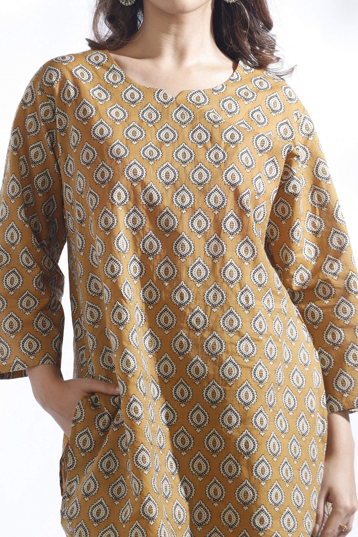 Breathables Yellow Butta Cotton Co-Ord Set - Dista