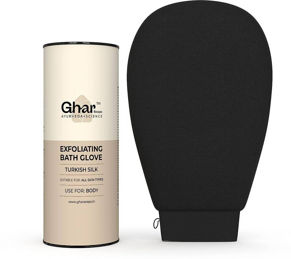 Ghar Soaps Exfoliating Glove For Body Scrub For Dead Skin