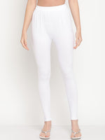 Thumbnail for TAG 7 Women Pack Of 2 Solid Ankle-Length Leggings - Distacart
