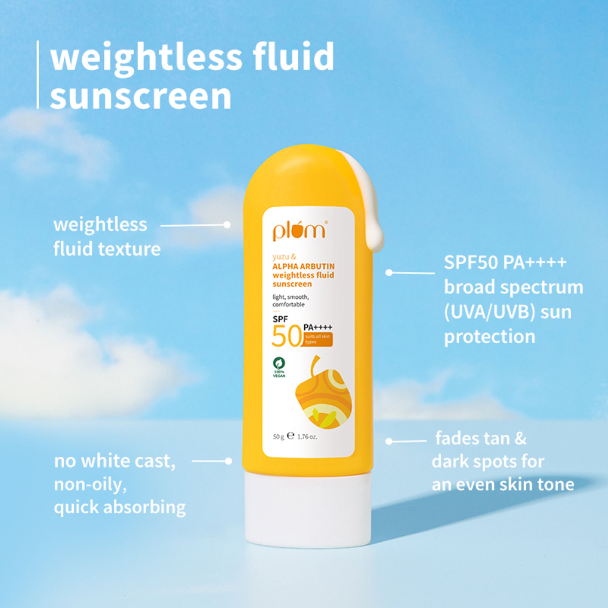 Plum Bestselling Vitamin C & Alpha Arbutin Sun Protect Duo - For Tan Protection & Glowing Skin - Distacart