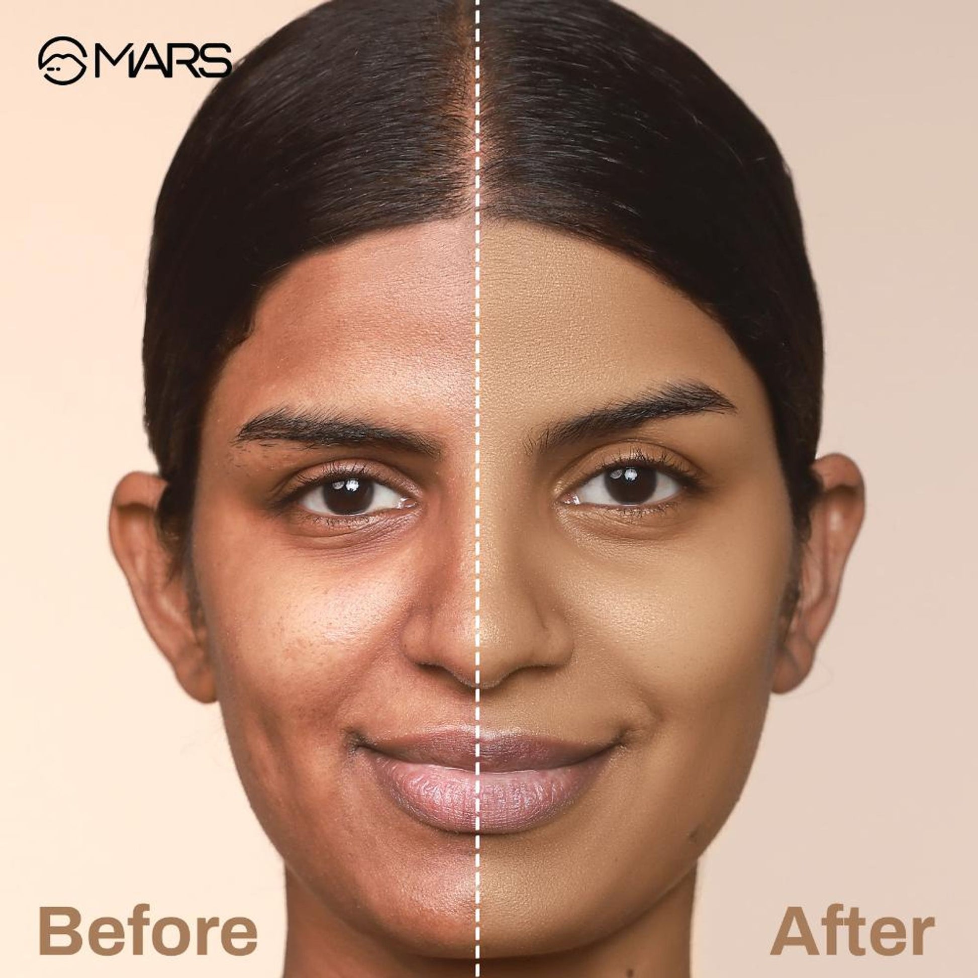MARS Cosmetics SPF30 PA+++ Zero Blend Weightless Foundation - 02 Shell Coconut - Distacart