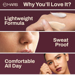 Thumbnail for MARS Cosmetics SPF30 PA+++ Zero Blend Weightless Foundation - 06 Honey Gold - Distacart