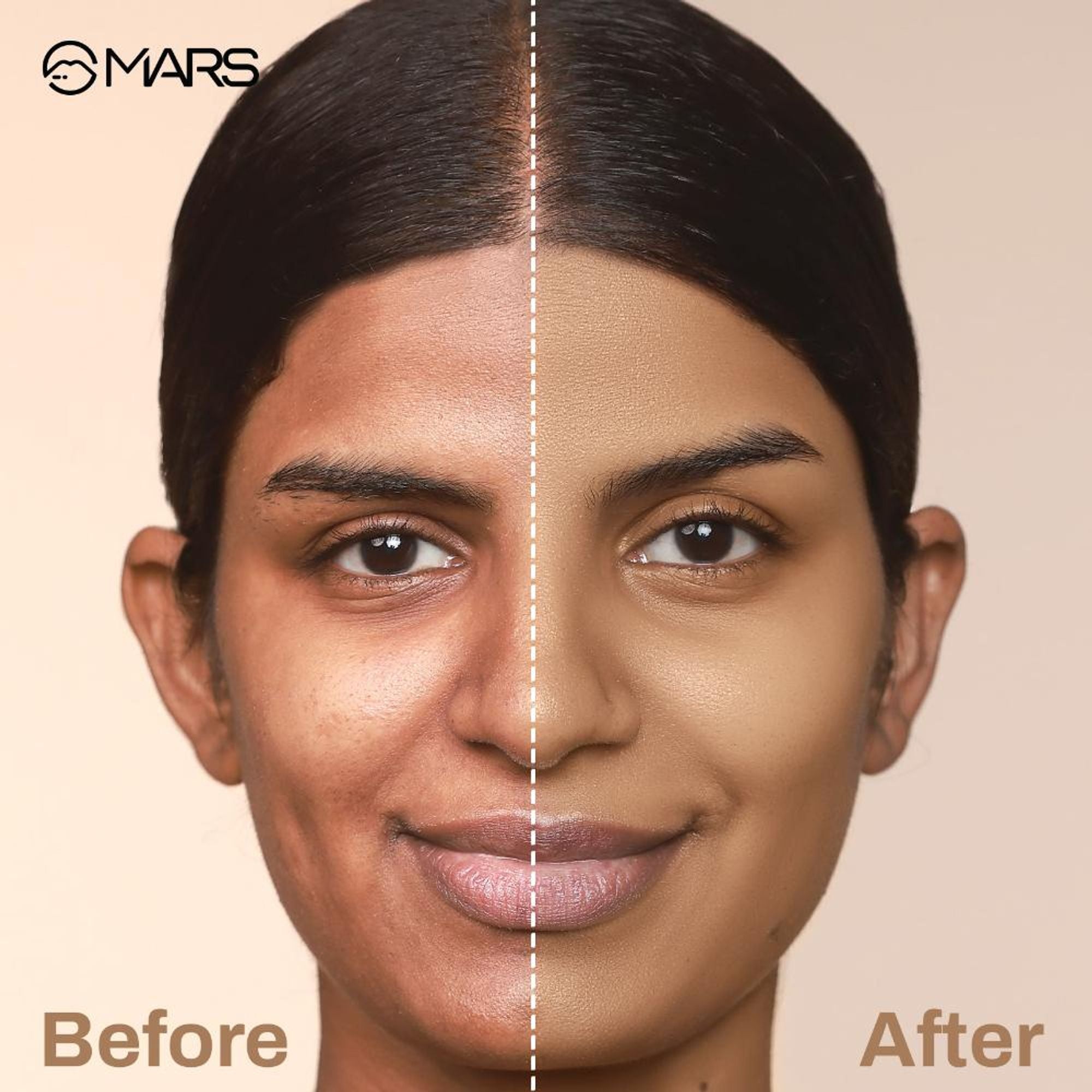 MARS Cosmetics SPF30 PA+++ Zero Blend Weightless Foundation - 07 Caramel Glow