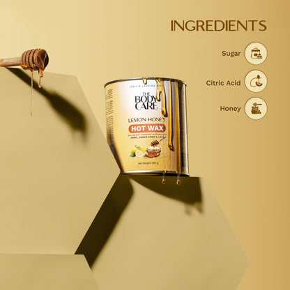 The Body Care Lemon Honey Hot Wax