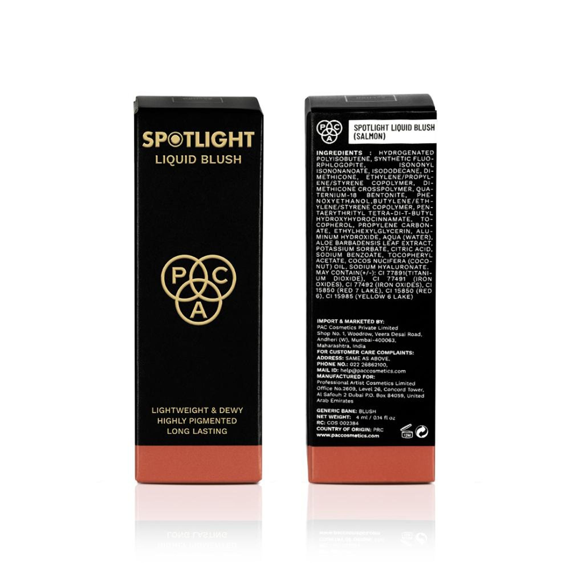 PAC Studio Spotlight Liquid Blush - Salmon - Distacart