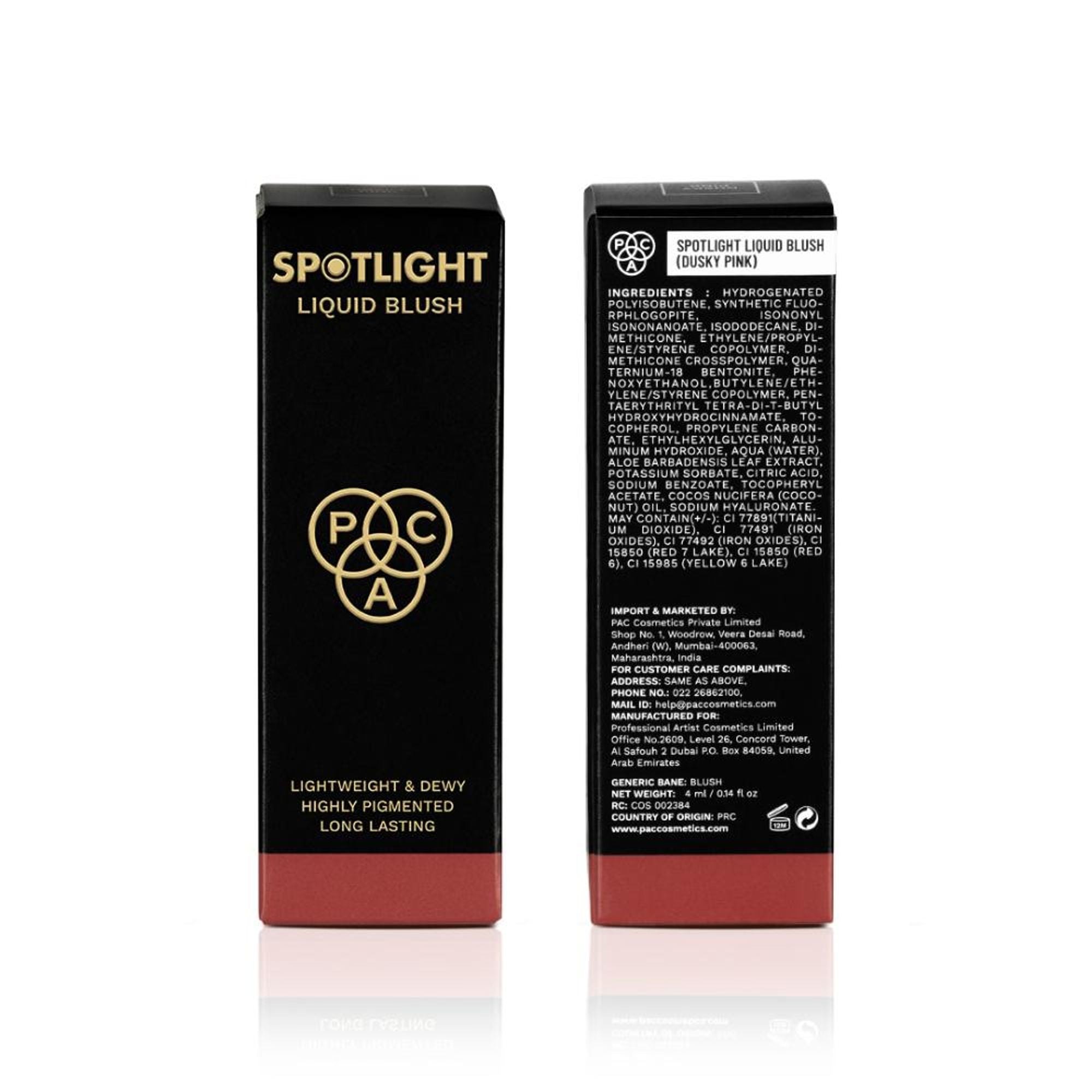 PAC Studio Spotlight Liquid Blush - Dusty Pink - Distacart