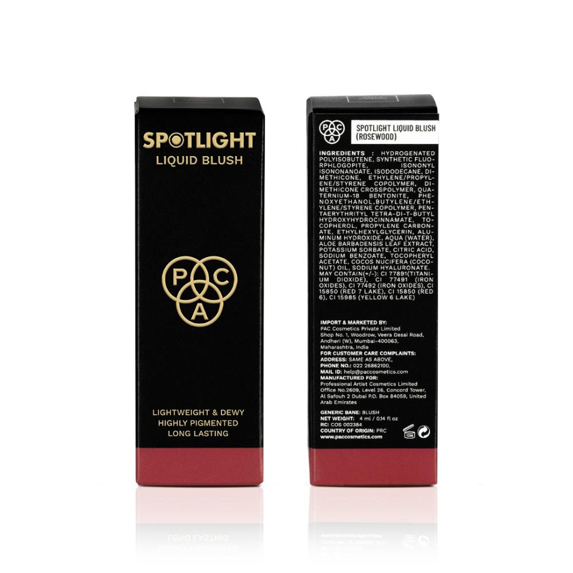 PAC Studio Spotlight Liquid Blush - Rosewood - Distacart