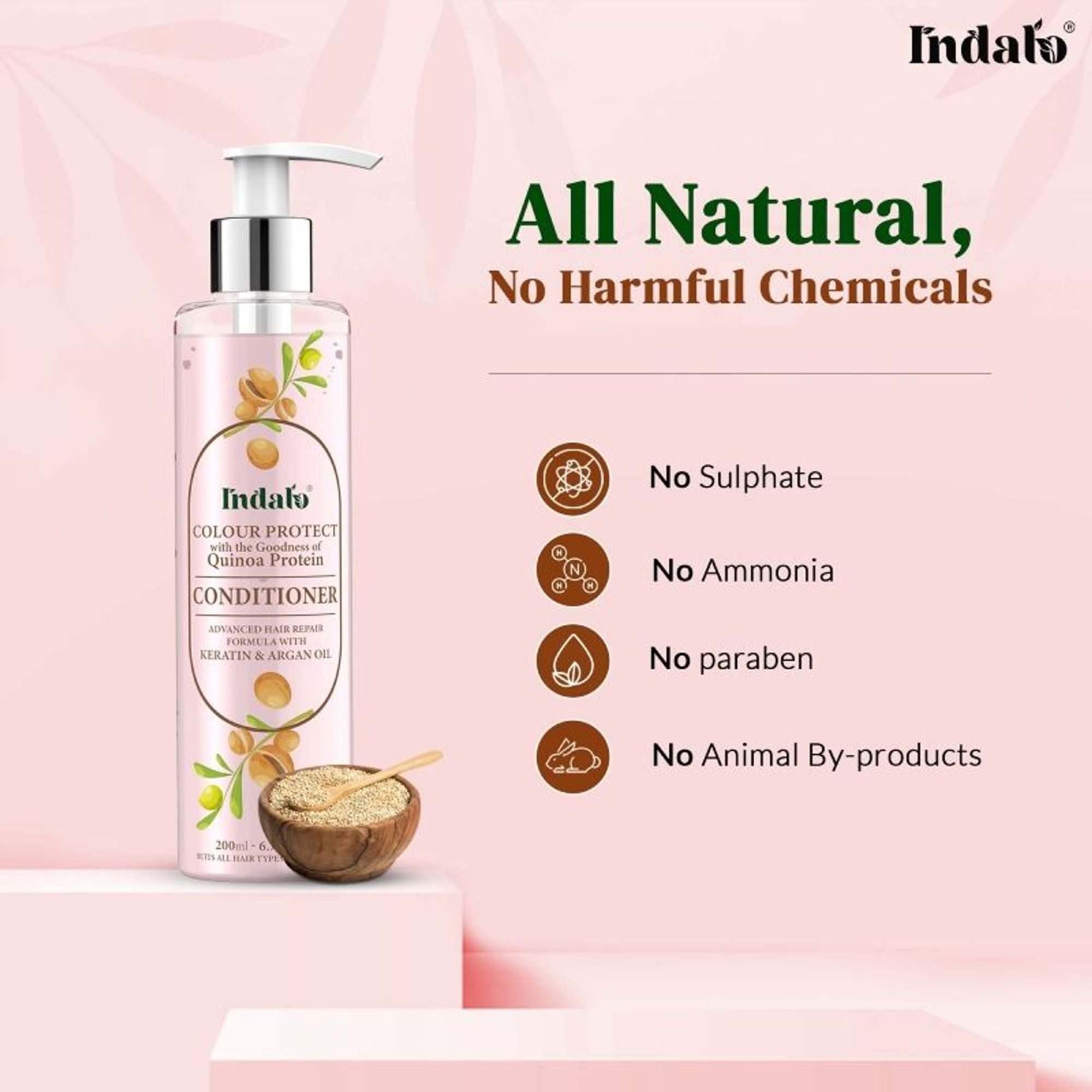 Indalo Quinoa Protein Colour Protect Conditioner With Keratin - Dista