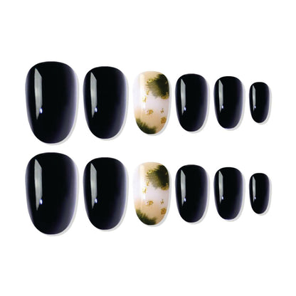 shills professional reusable press on nails oval spn703