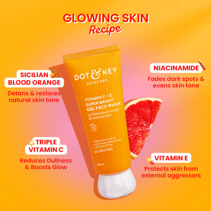Dot & Key CSMS (Cleanser, Serum, Moisturizer, Sunscreen) Vitamin C Combo