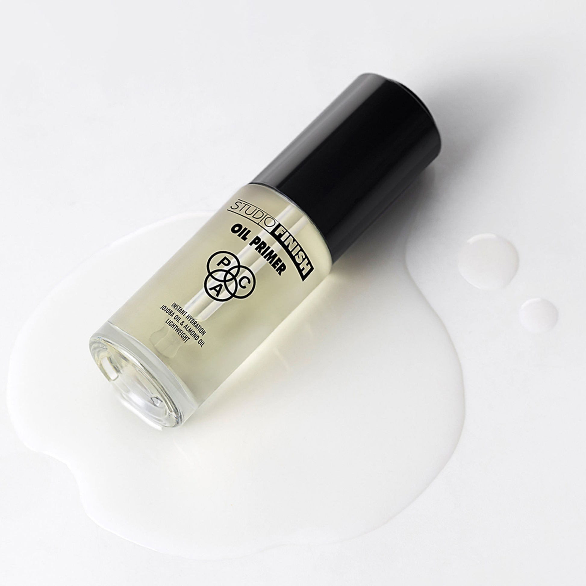 PAC Studio Finish Oil Primer For Dry Skin - UltraLight, Fast Absorbing, Jojoba Oil Hydrates Skin - Distacart