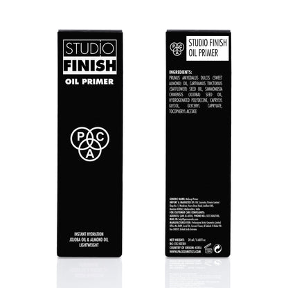 PAC Studio Finish Oil Primer For Dry Skin - UltraLight, Fast Absorbing, Jojoba Oil Hydrates Skin - Distacart