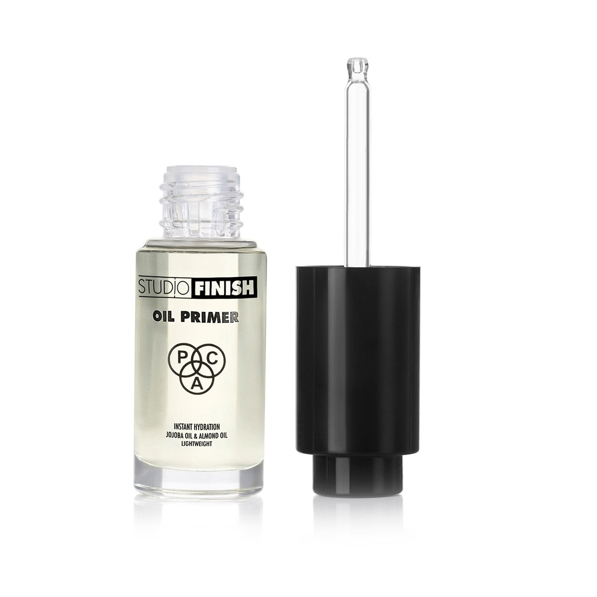 PAC Studio Finish Oil Primer For Dry Skin - UltraLight, Fast Absorbing, Jojoba Oil Hydrates Skin - Distacart