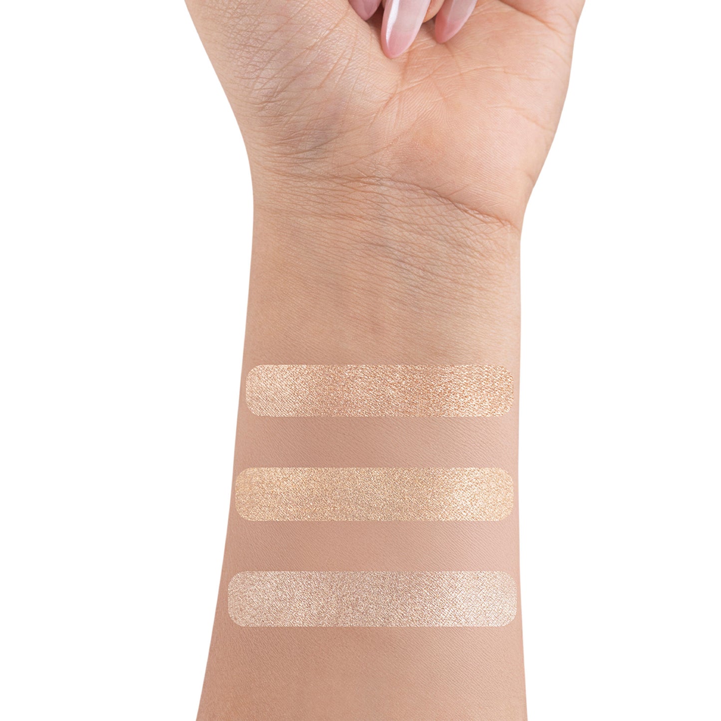 PAC Studio Trio Glow Highlighter X3 Gold - Ultra Blinding Finish, Silky Smooth Texture, Blends Seamlessly - Distacart