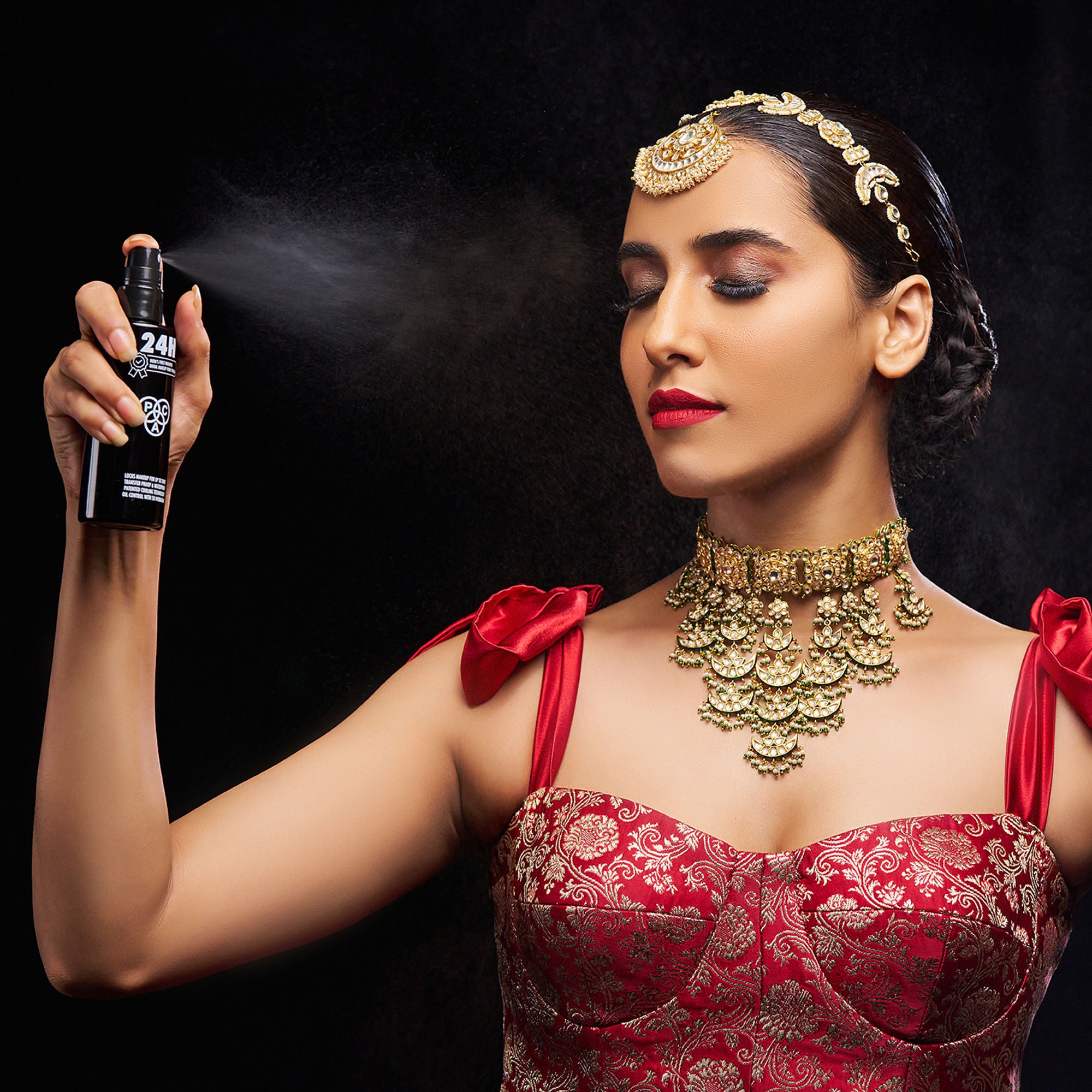 PAC Studio 24H Makeup Fixer - Locks Makeup for 24H, Patented Bridal Formula, Waterproof & Transferproof - Distacart