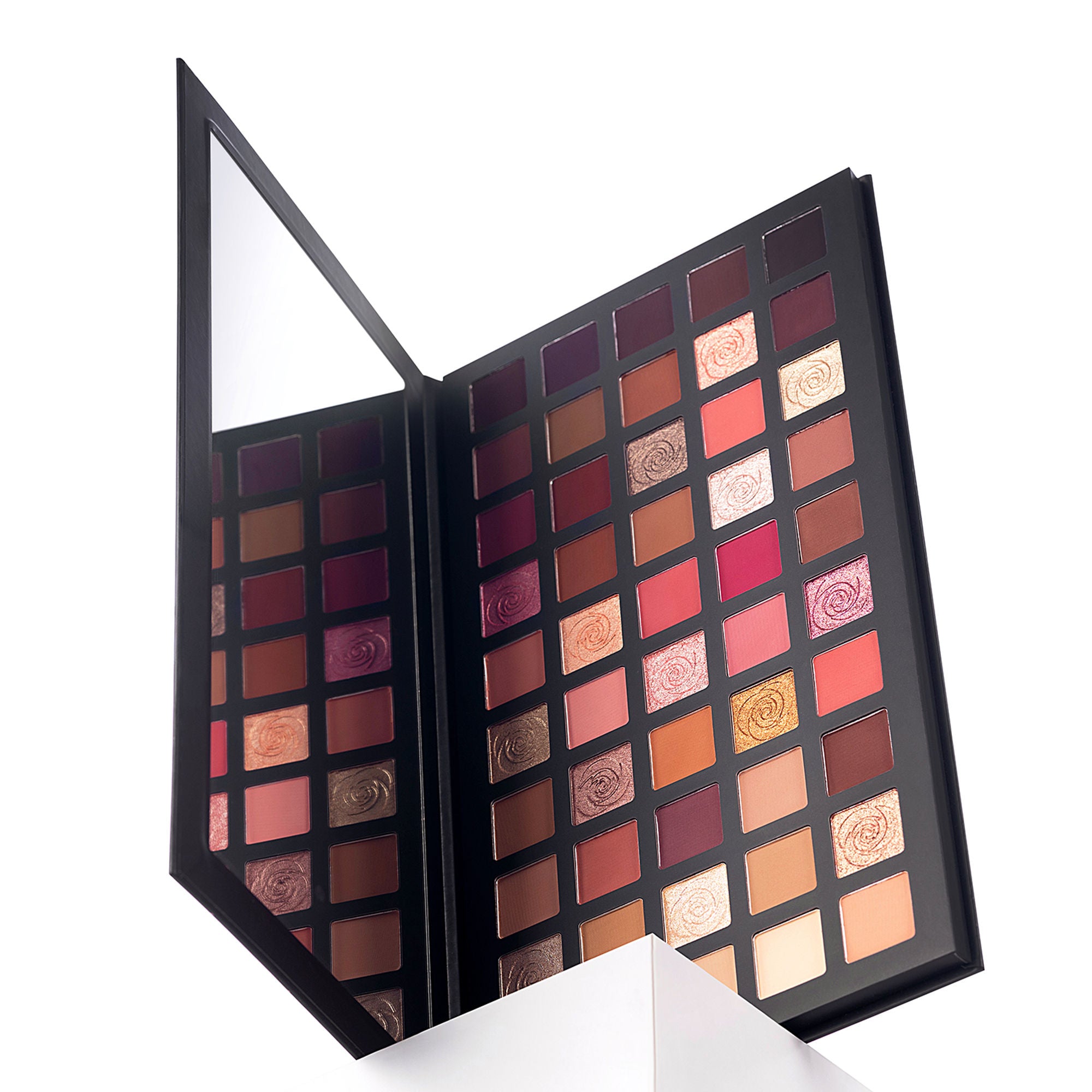 PAC Studio Rock & Rose Eyeshadow Palette - Blendable Mattes, Shimmers & Chromes, Perfect Transition Shades - Distacart