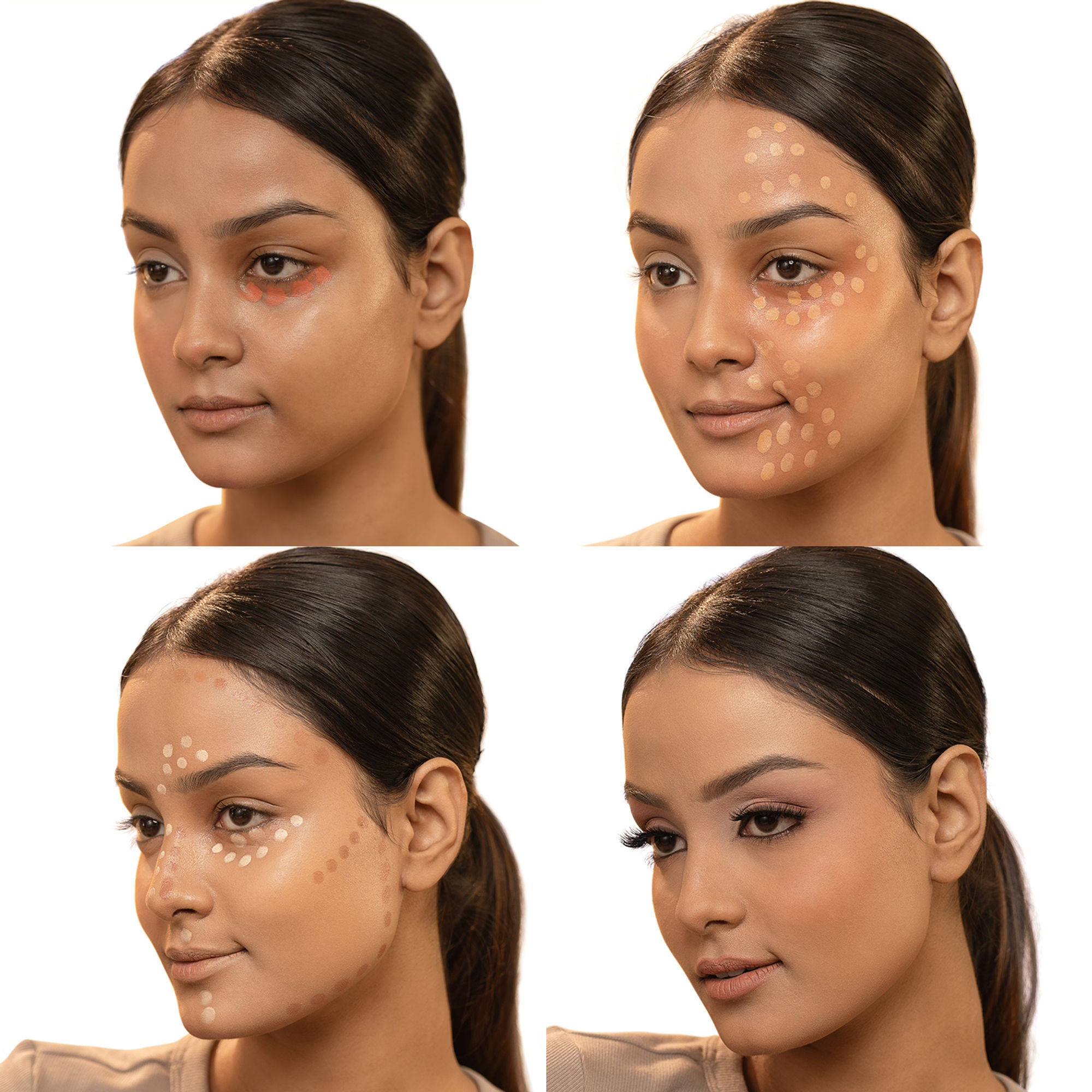 PAC Studio Spotlight Concealer Palette - Correct Conceal & Foundation Palette, Lasting Buildable Coverage