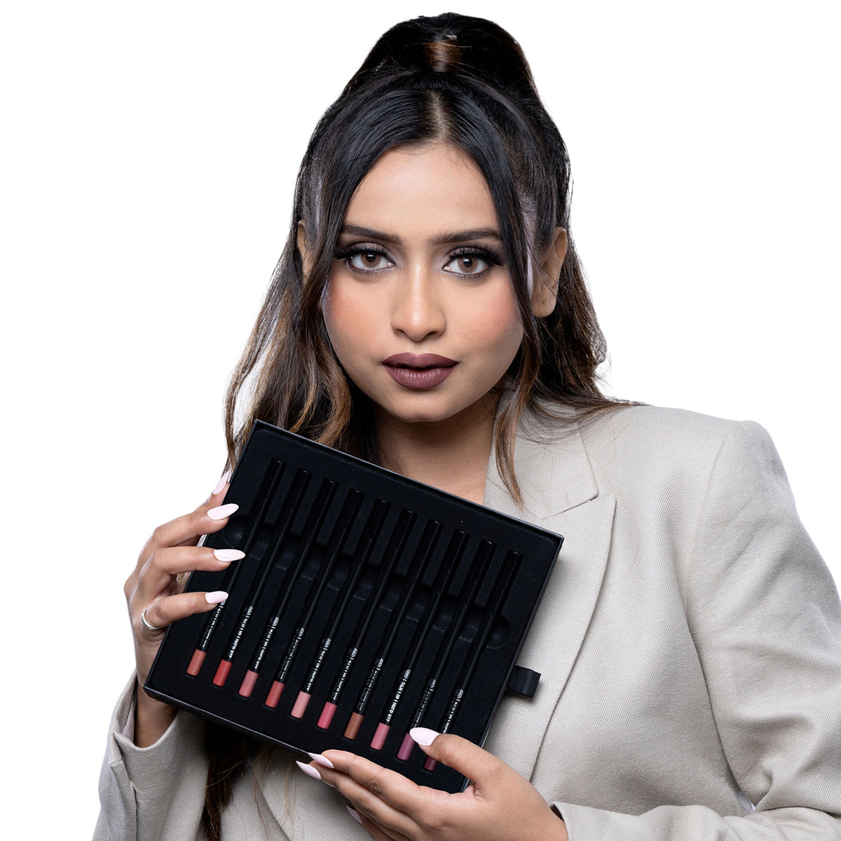 PAC Studio 24H Lip Liner Kit Everyday Nude - 24H Comfortable Wear, Highly Pigmented, Waterproof Smudgeproof - Distacart