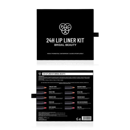PAC Studio 24H Lip Liner Kit Bridal - 24H Comfortable Wear, Highly Pigmented, Waterproof & Smudgeproof - Distacart