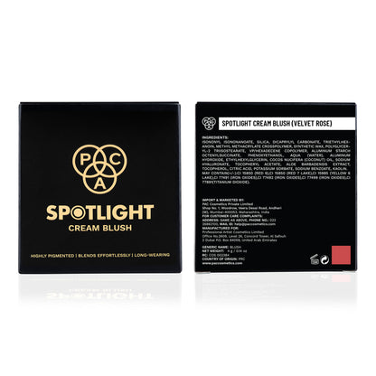 PAC Studio Spotlight Cream Blush - Velvet Rose - Distacart