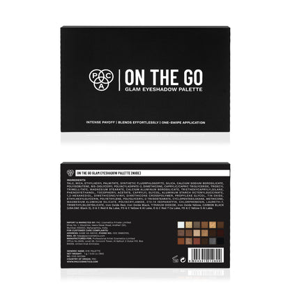 PAC Studio On The Go Glam Eyeshadow Palette - Nude - Distacart