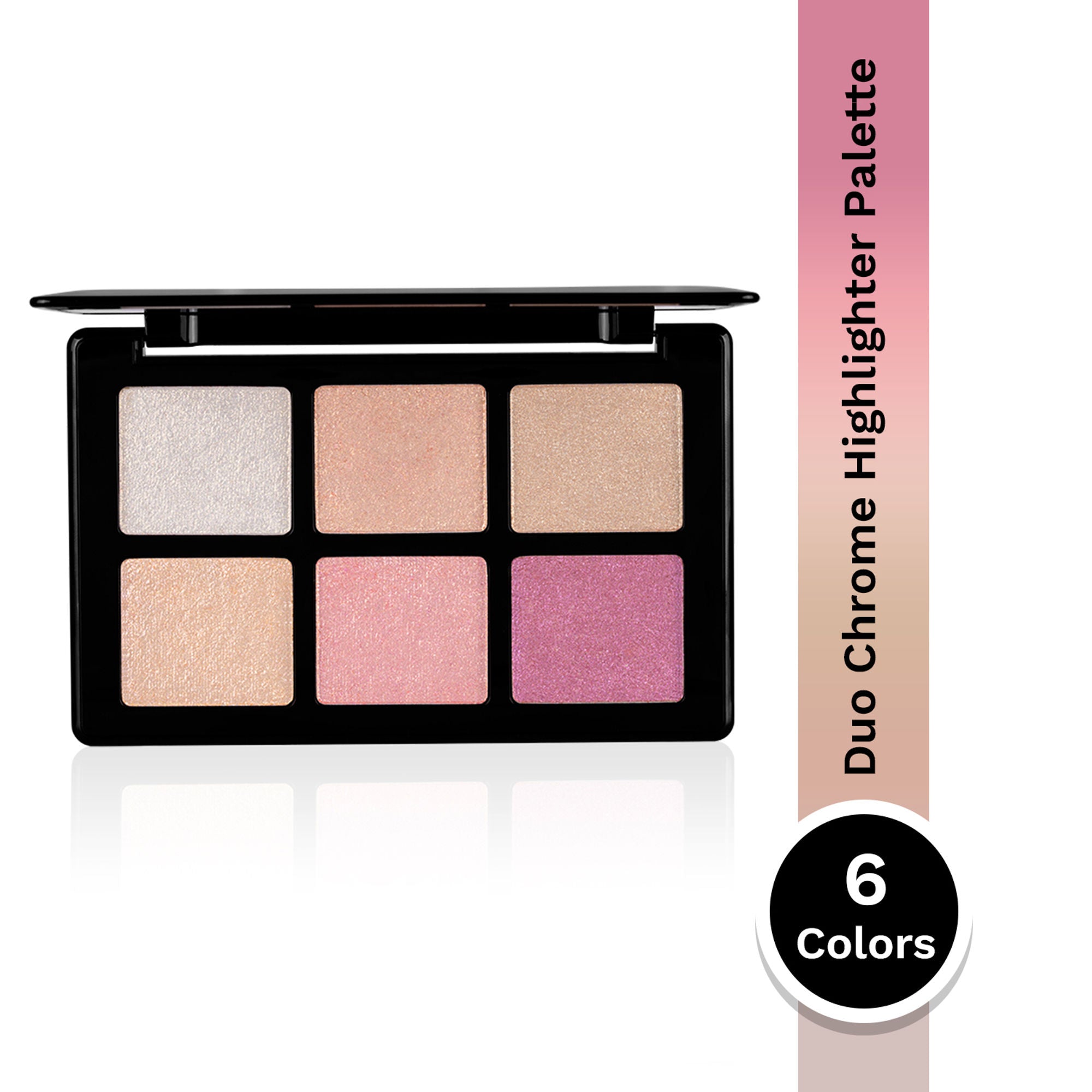 PAC Spotlight Duo Chrome Highlighter Palette - Silky Smooth Blendable Multi Chromes, Intense Payoff