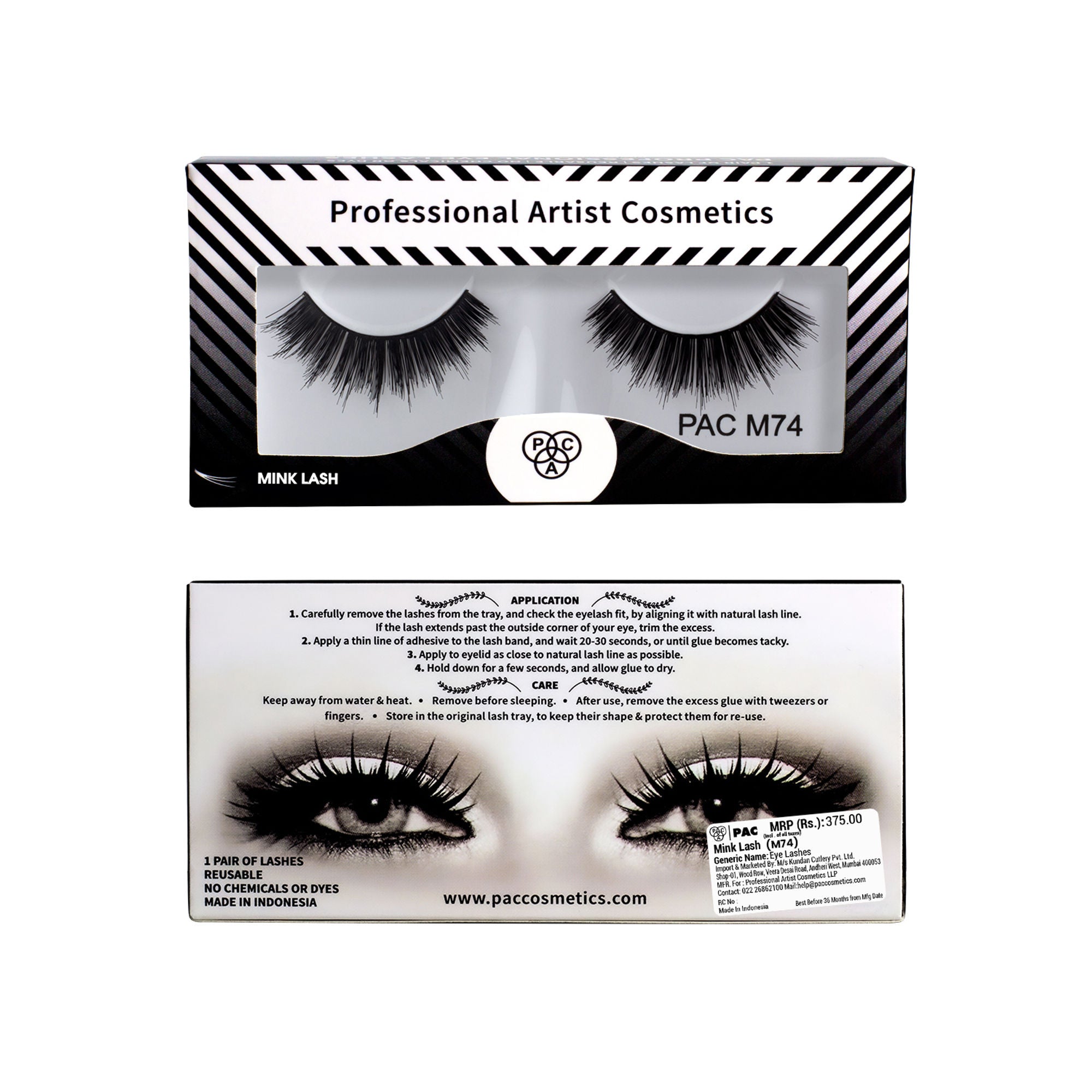 PAC Studio Mink Lash - M74 - Distacart
