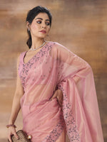 Thumbnail for kasee Embroidered Net Saree