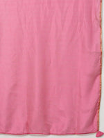 Thumbnail for Kalini Thread Work V-Neck Straight Kurta with Trousers & With Dupatta - Distacart