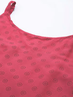 Thumbnail for All About You Women Pink Printed Kurta with Palazzos & Dupatta - Distacart