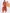 Vishudh Women Rust Ethnic Motifs Printed Angrakha Pure Cotton Kurta with Palazzos & With Dupatta